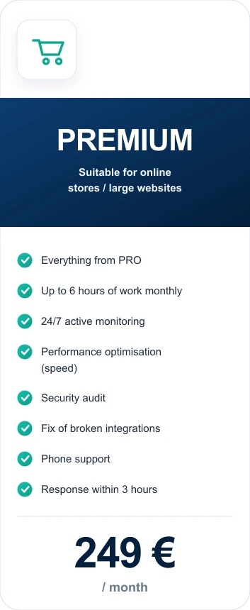 PREMIUM Support Packages