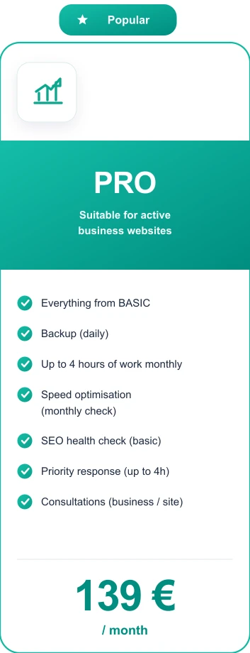 PRO Support Packages